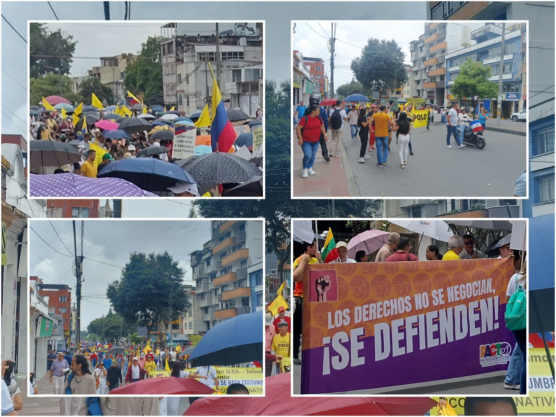 Movilización en Ibagué