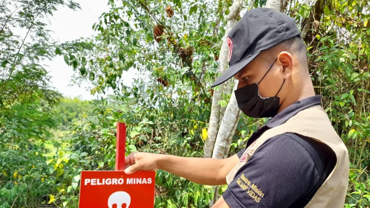 San Pablo declarado como territorio libre de minas antipersona