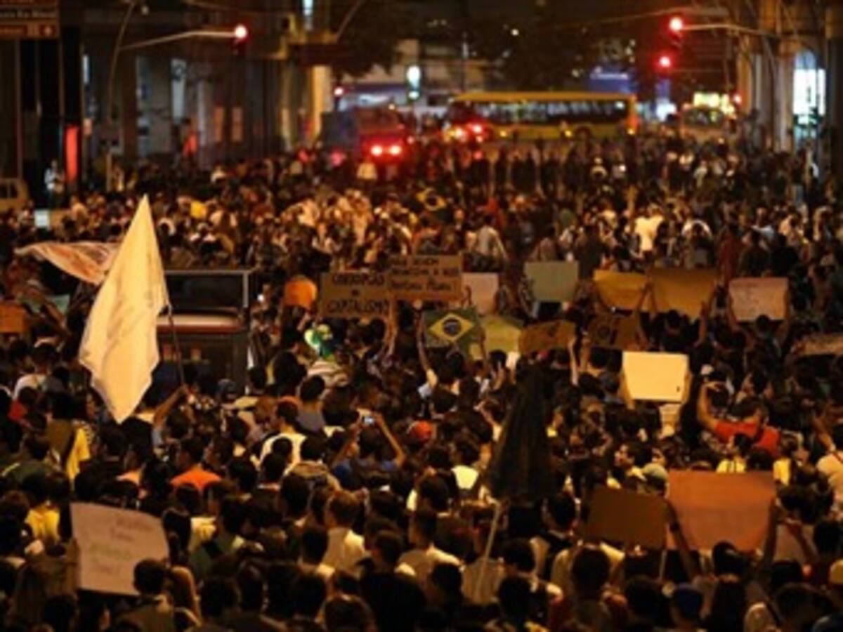 Más de 100 mil personas protestarán en Brasil durante semifinal de Copa Confederaciones