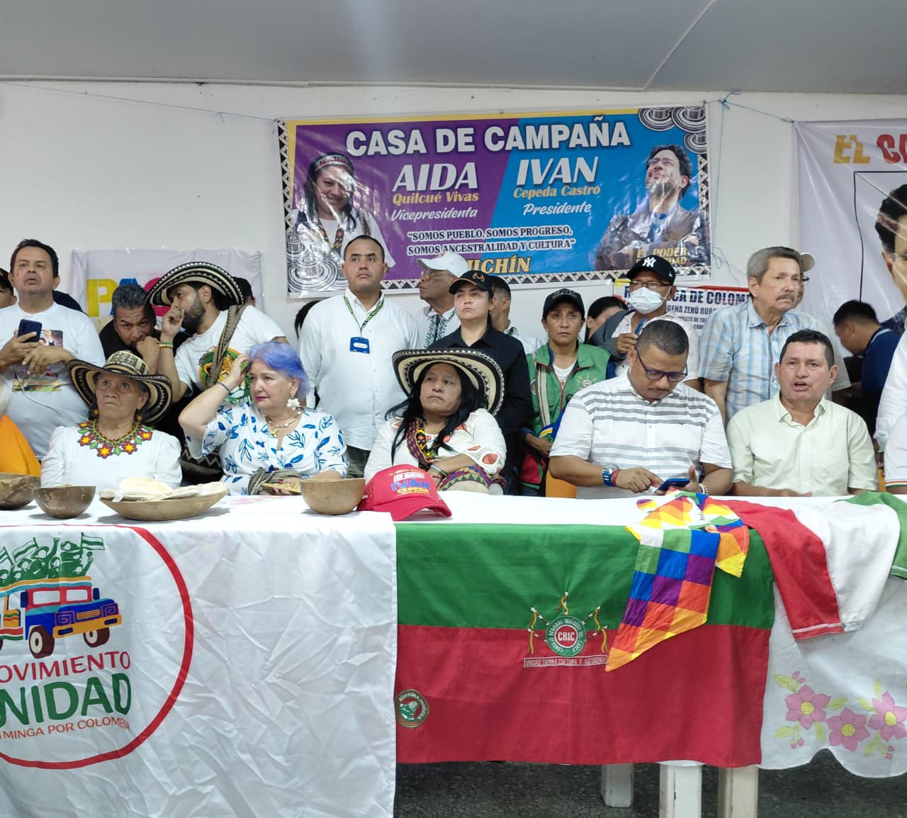 “Aquí tenemos que hacer minga no solamente para decidir, sino para cuidar el voto”: Aida Quilcué. Foto: Caracol Radio.