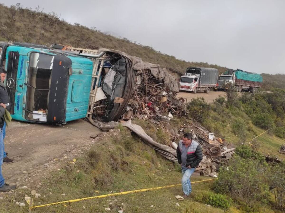 VIDEO: Accidente por mal estado de la Troncal Central del Norte