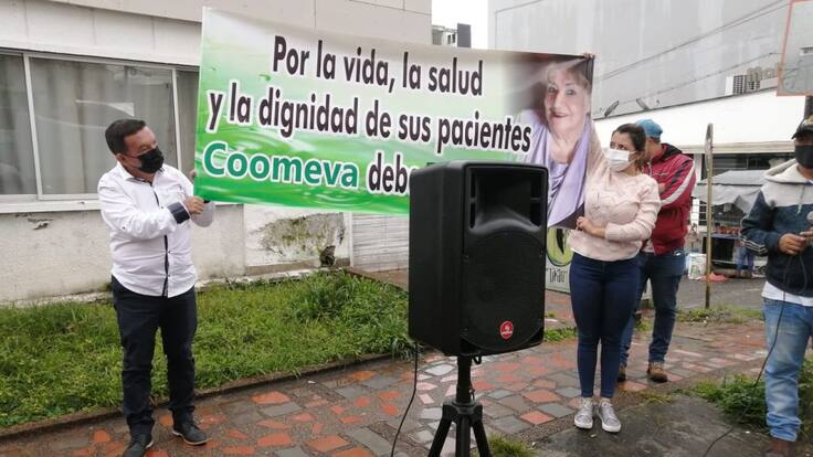 José Ariel Mosquera Román , hijo de la paciente de Coomeva