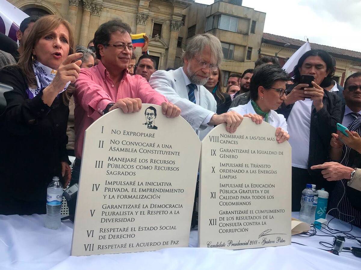 ¿Faltó a su palabra? Cuando Petro prometió sobre marmol que no haría una Constituyente