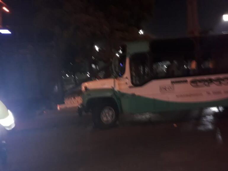 Ambiente del accidente donde murió un carabinero.