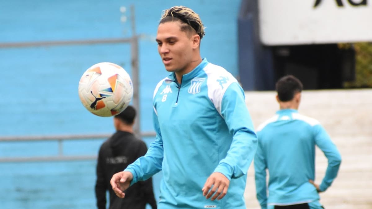 Juanfer Quintero regresó a Racing tras superar problemas familiares: “Sentí el apoyo”