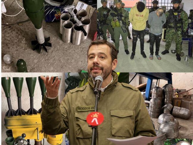 Alcalde Galán no recibió información oficial sobre presuntas acciones terroristas para elecciones. Foto: Policía/Colprensa/Caracol Radio.