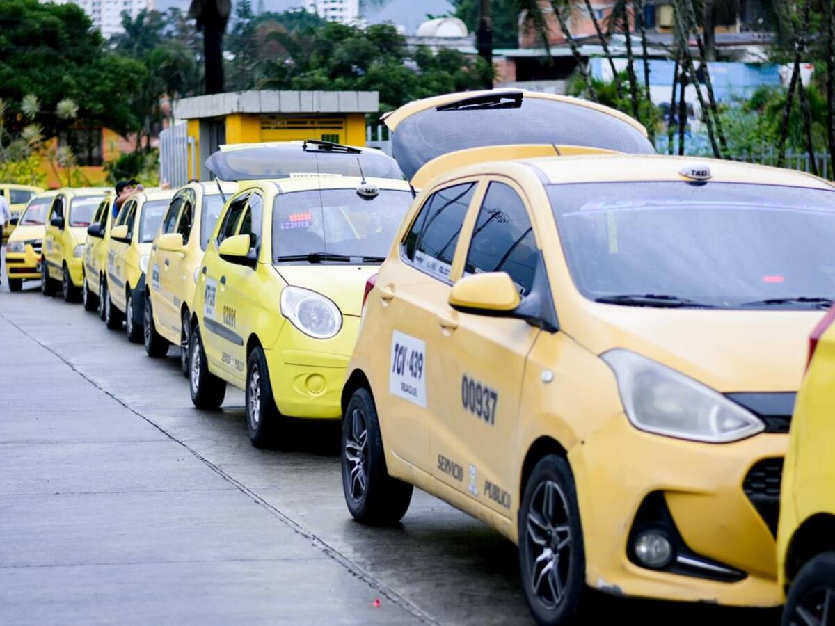 Levantan el pico y placa para taxis durante la temporada de fin de año en Ibagué