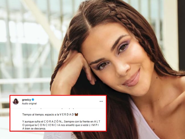 Greeicy Rendón rompe silencio tras la captura de su padre