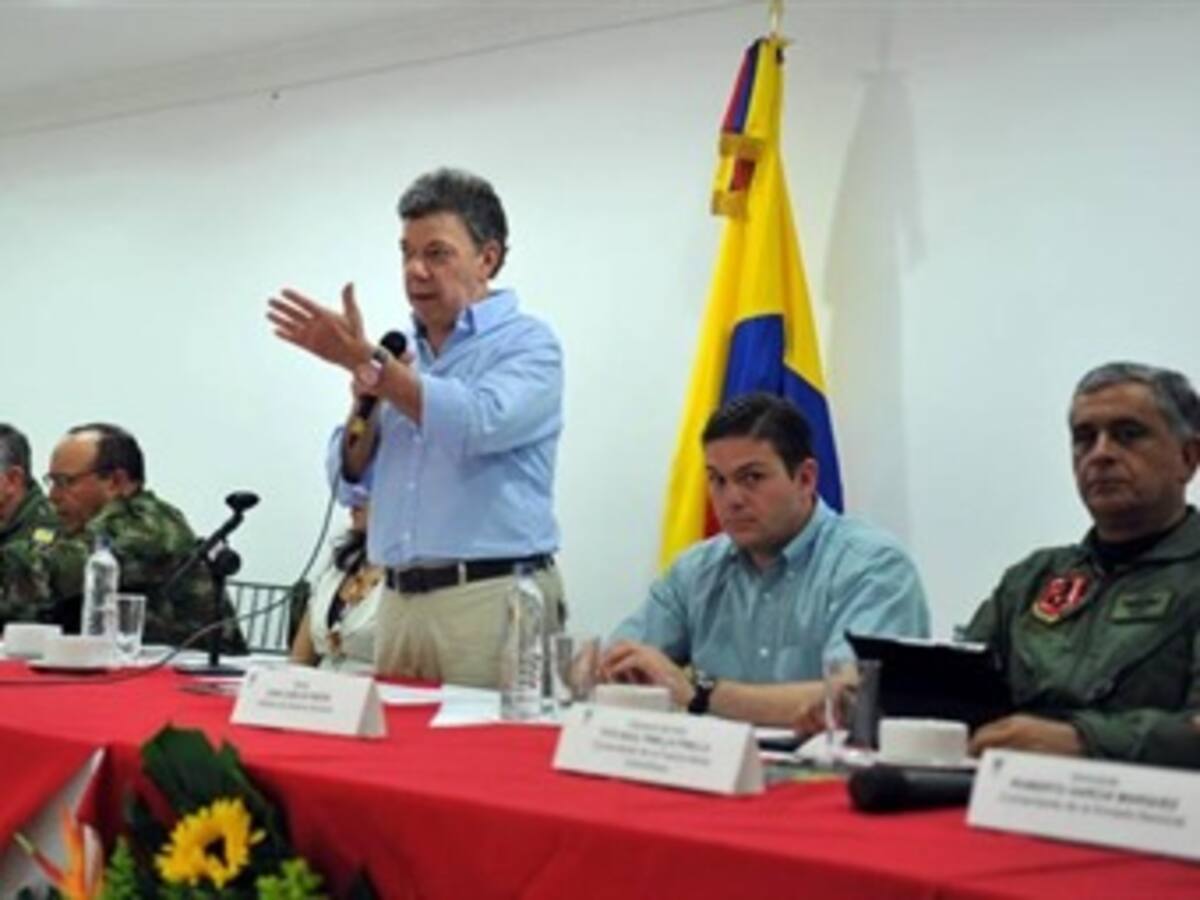 Santos analizará delicada situación de orden público en el país