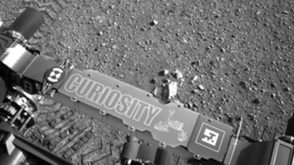 El Curiosity y su primer mes dejando huellas en Marte