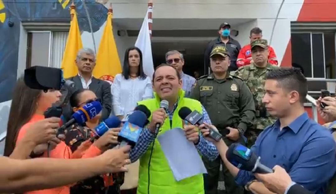 Carlos Mario Marín, alcalde de Manizales