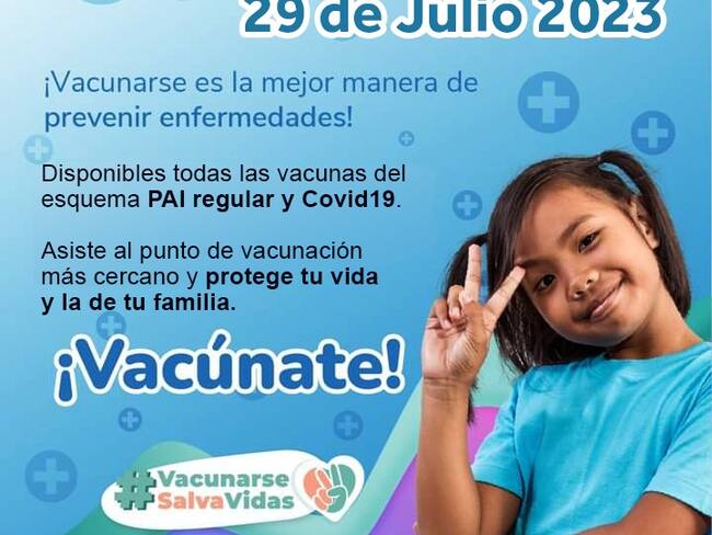Es un deber y un derecho garantizar en cada una de las familias la salud mediante métodos preventivos, tanto la población colombiana como la extranjera que actualmente reside en el territorio, son beneficiarios de las acciones contempladas en la jornada de vacunación, de tal manera que las vacunas son seguras, efectivas y GRATIS.