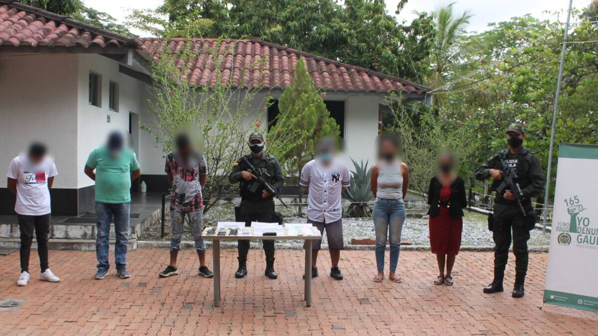 Desarticulan en La Dorada a la banda delincuencial Doña Juana II
