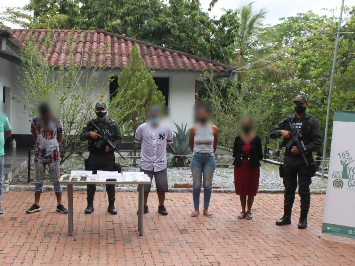 Desarticulan en La Dorada a la banda delincuencial Doña Juana II