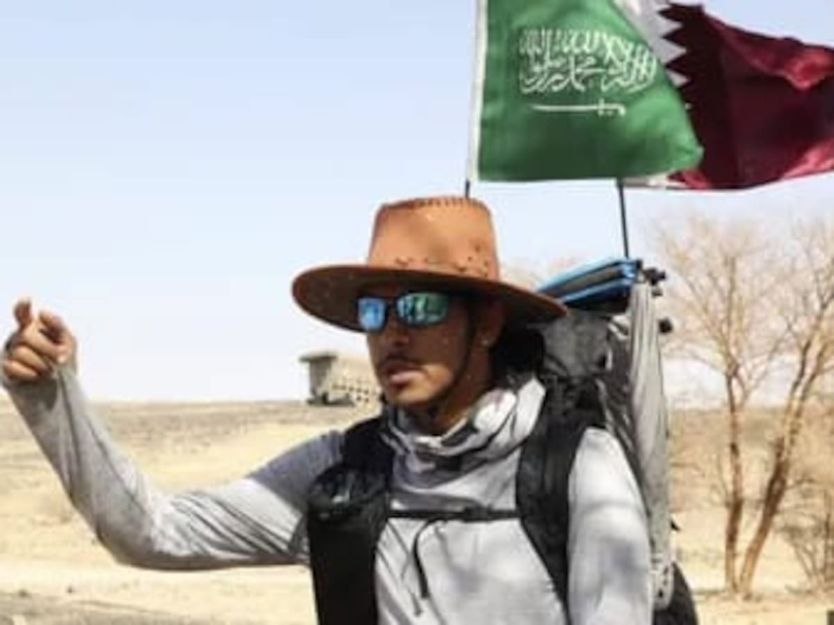 Un hincha caminará cientos de kilómetros hasta Qatar para ver el mundial de fútbol