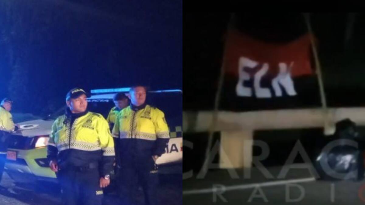 2 banderas alusivas al ELN aparecieron en Bogotá y Cúcuta: ¿qué han dicho las autoridades?