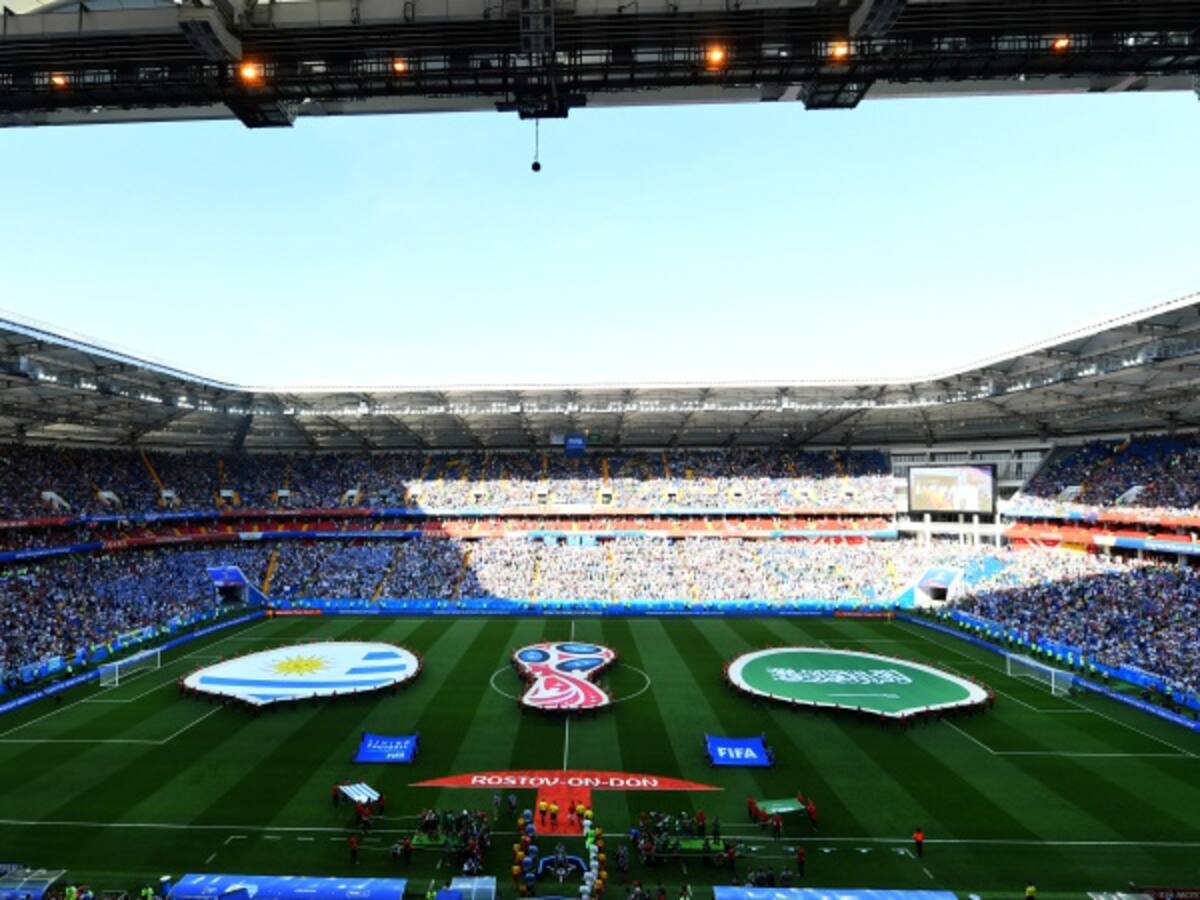 Las mejores imágenes del triunfo de Uruguay ante Arabia Saudita