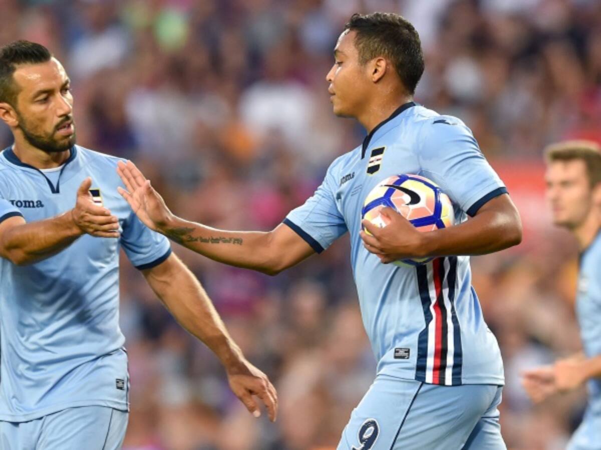 Muriel marcó doblete en Copa Italia, mientras que Armero y Zapata quedaron eliminados