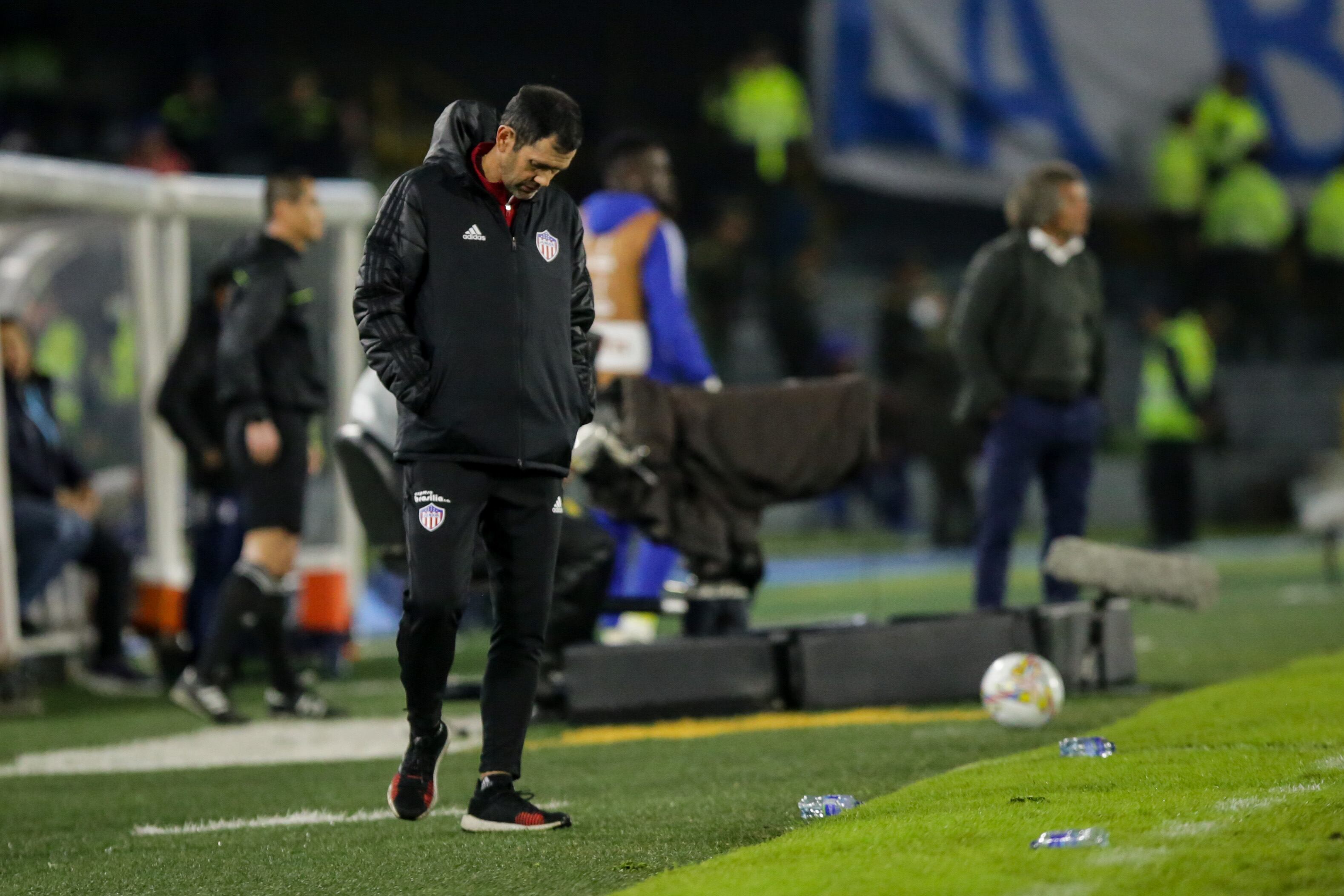 Arturo Reyes, entrenador del Junior de Barranquilla.  (Colprensa-Mariano Vimos)