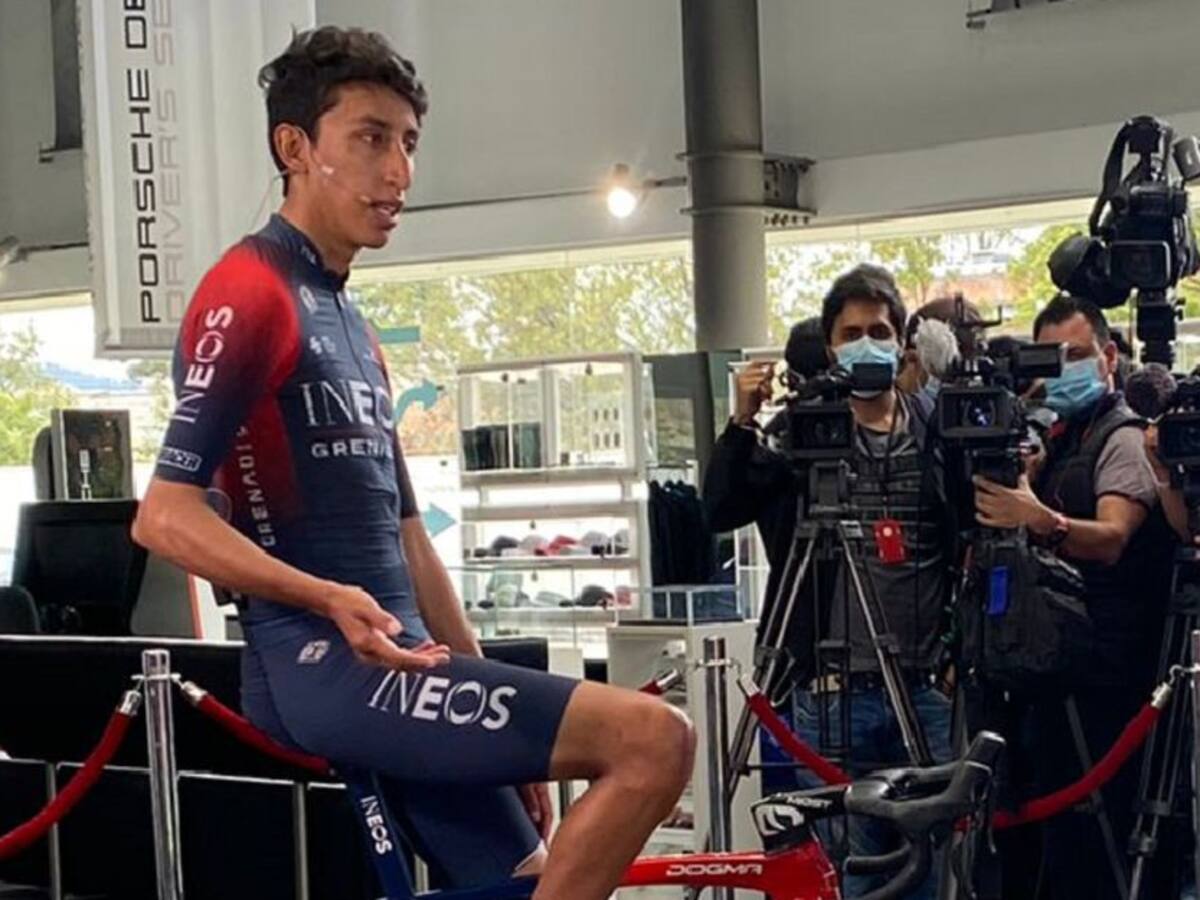Egan Bernal: "Sería irresponsable de mi parte dar una fecha de regreso"