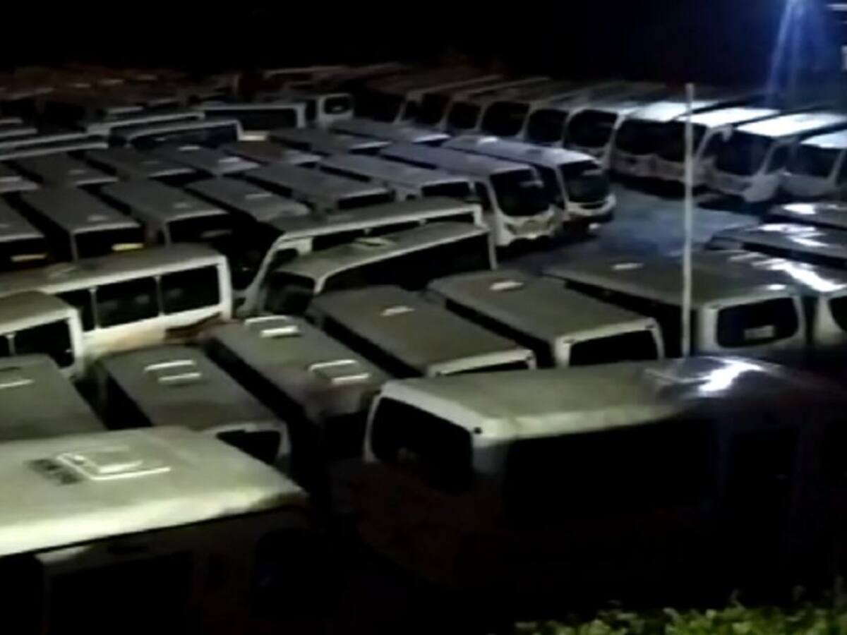 Empieza el paro de propietarios de busetas y conductores de Gran Caldas