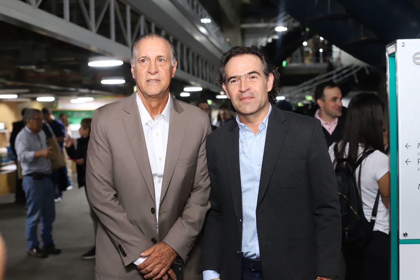 Jhon Maya Salazar y Federico Gutiérrez. Foto: Cortesía