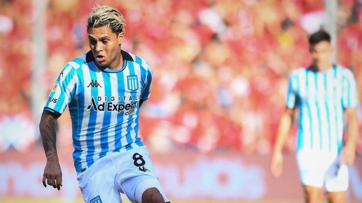 Gustavo Costas elogió a Juanfer Quintero comparándolo con ídolo de Racing