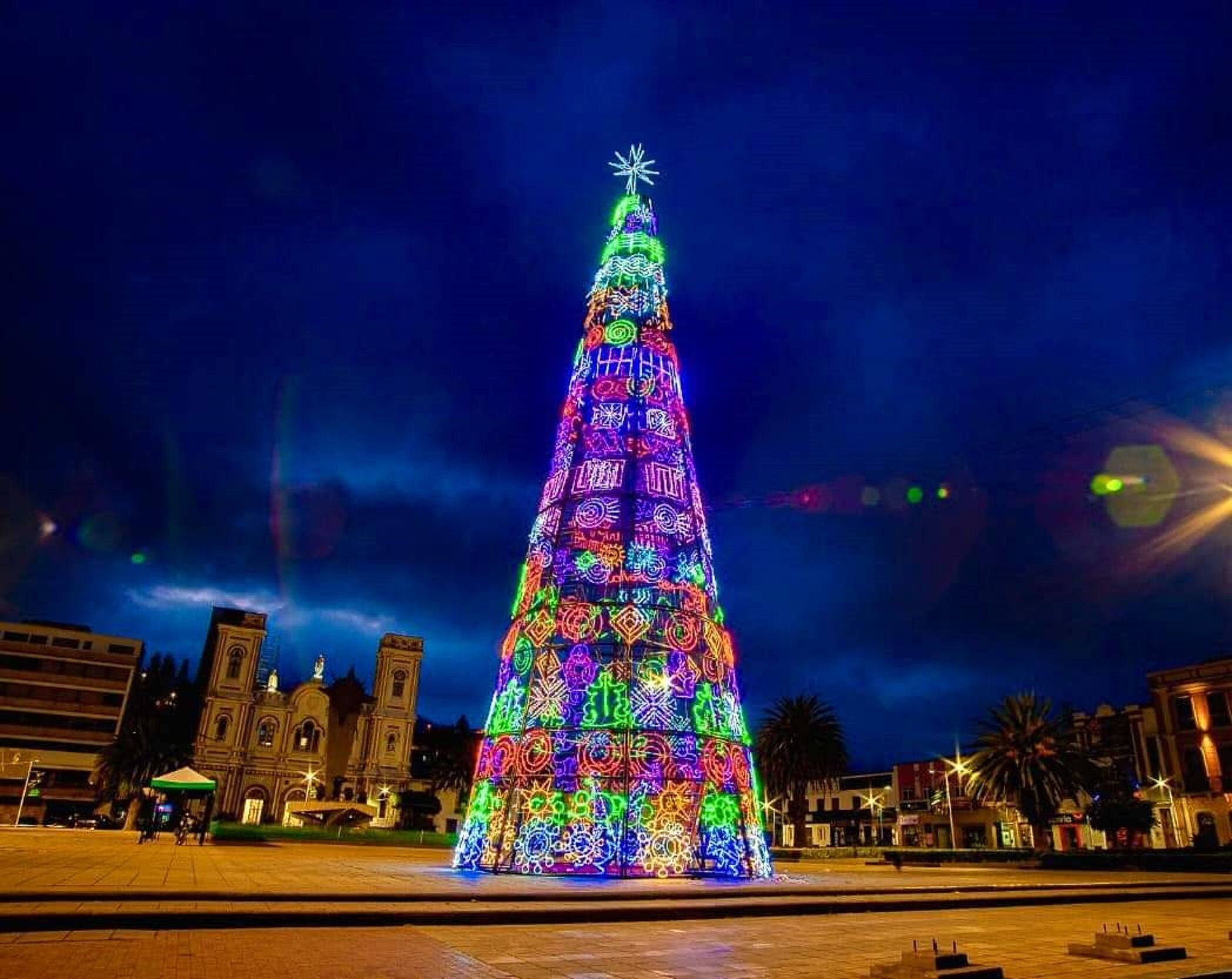 Sogamoso en Navidad. Foto: Alcaldía de Sogamoso.