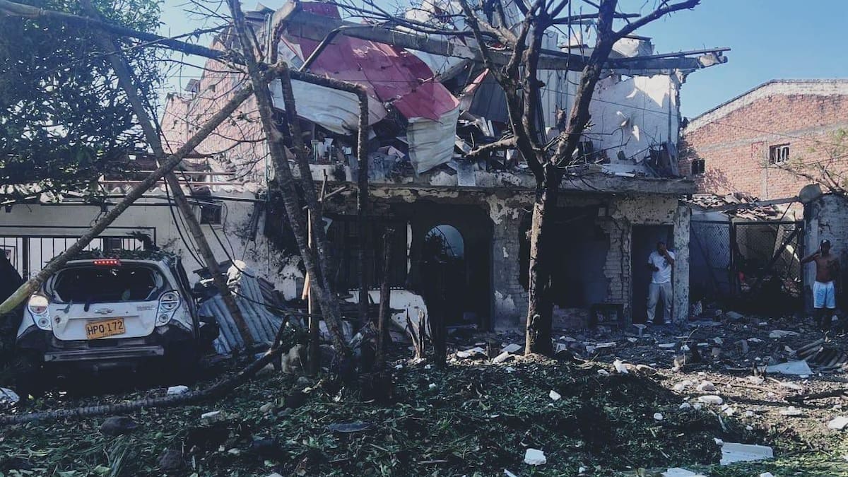 Estallido de carro bomba deja personas lesionadas en Potrerito, zona rural de Jamundí