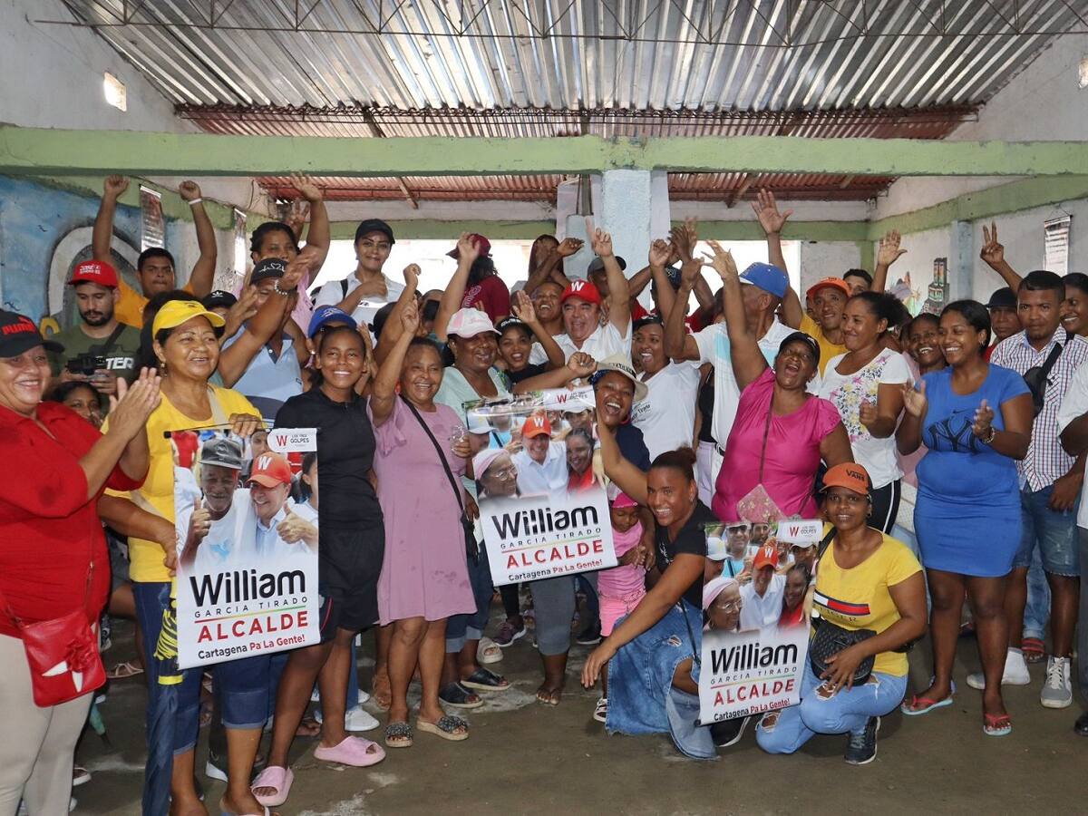 William García se comprometió con habitantes de Bayunca