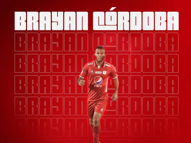 Brayan Córdoba, nuevo jugador del América de Cali/ @AmericadeCali