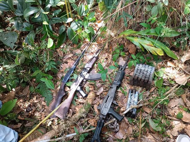 En Caquetá incautan de armas de fuego a grupos armados al margen de la ley