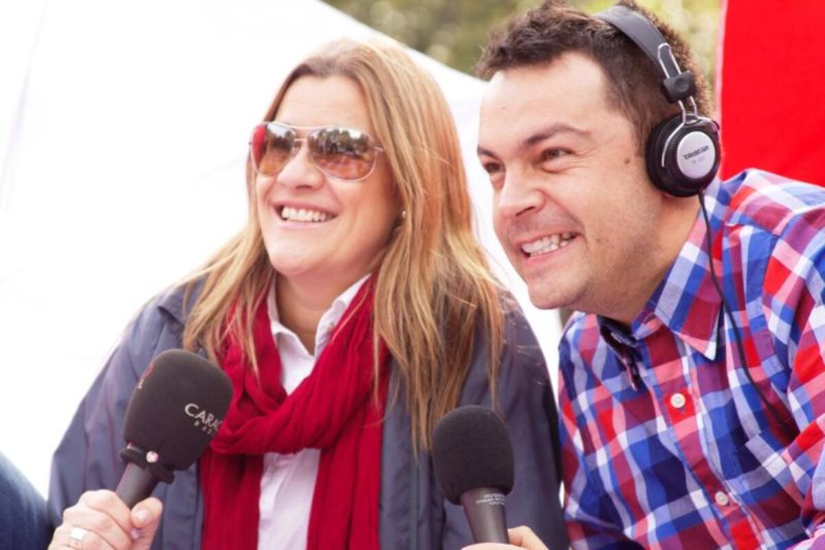 Algunos momentos que compratieron Diana y Andrés en su tercer aniversario.