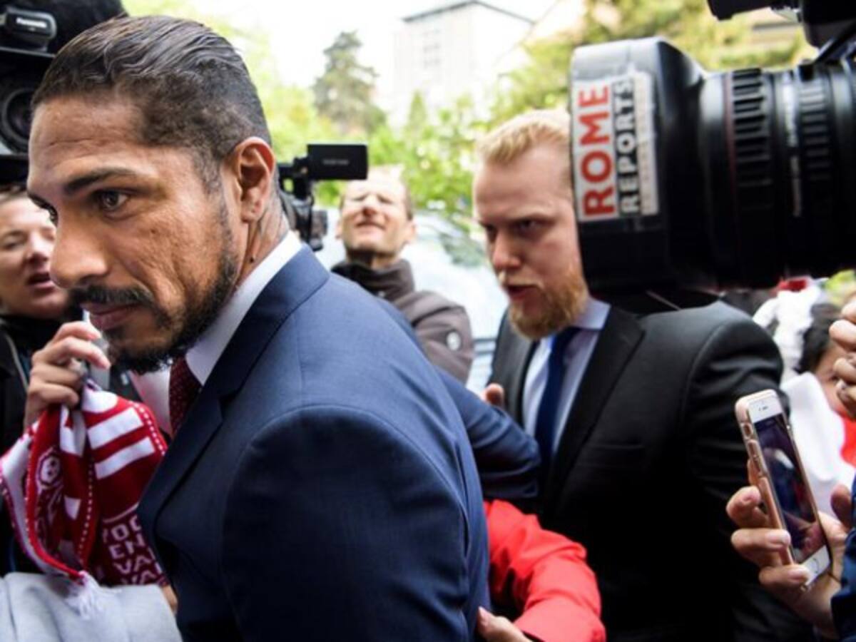 Paolo Guerrero llegó al TAS para defender su inocencia por caso de dopaje