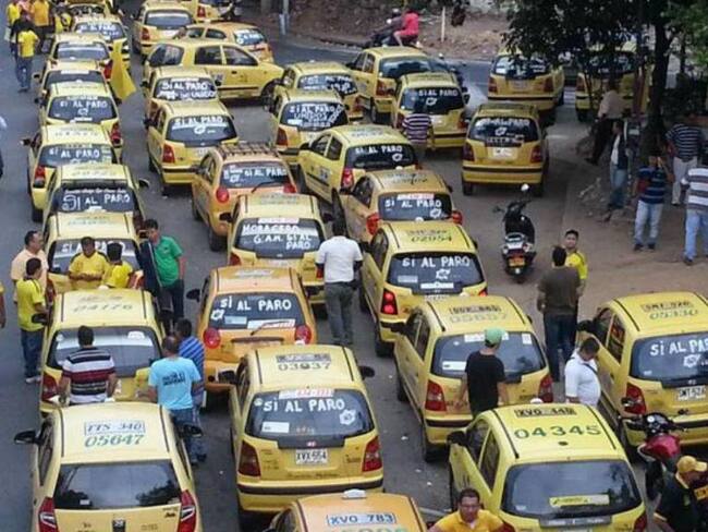 Termina paro de taxistas en el Área Metropolitana de Bucaramanga