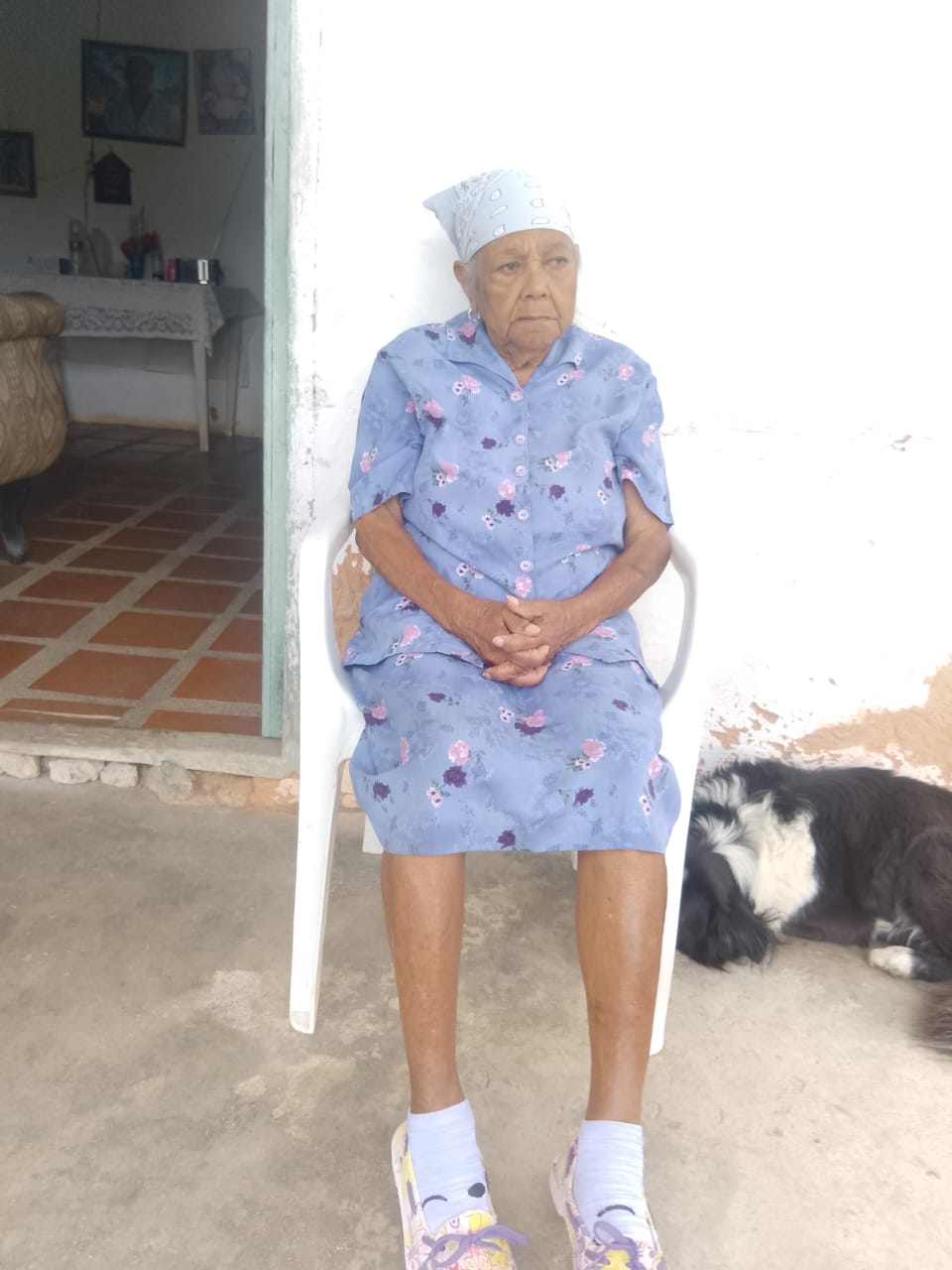 Mercedes de Cadavid, adulta mayor que sería desalojada de su hogar por una decisión judicial. Foto: Cortesía
