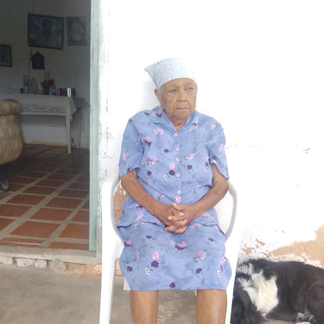 Mercedes de Cadavid, adulta mayor que sería desalojada de su hogar por una decisión judicial. Foto: Cortesía