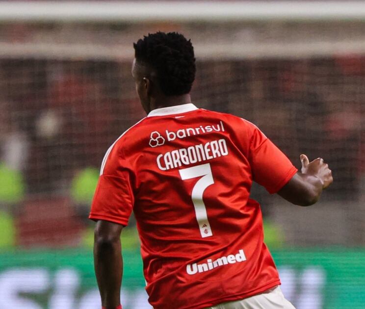 Johan Carbonero anotó el gol de su equipo en la derrota 1-2 contra Fluminense / Instagram: Internacional.