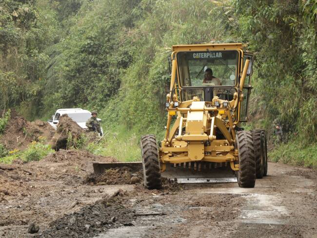 Maquinaria del Batallón de Ingenieros del Ejército de Colombia