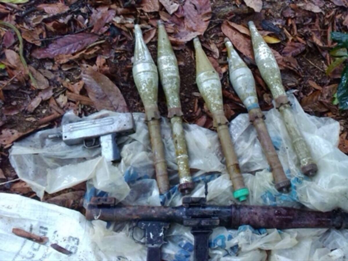 Incautan lanzacohetes antitanque al Clan Úsuga