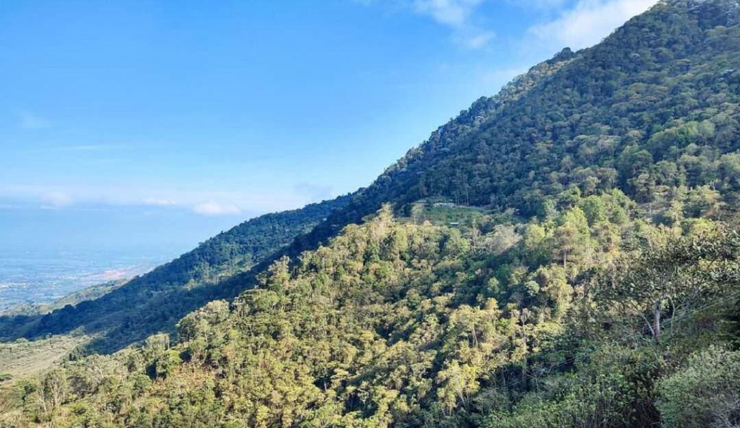 Imagen de referencia del lugar donde cayó el parapentista