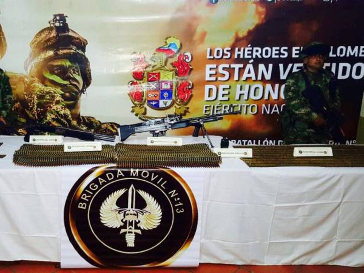 El Ejército ubica depósito clandestino con armamento del Bloque Sur de las Farc