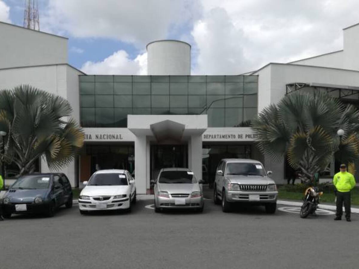 Policía Quindío recuperó varios vehículos y motos robadas en otras regiones