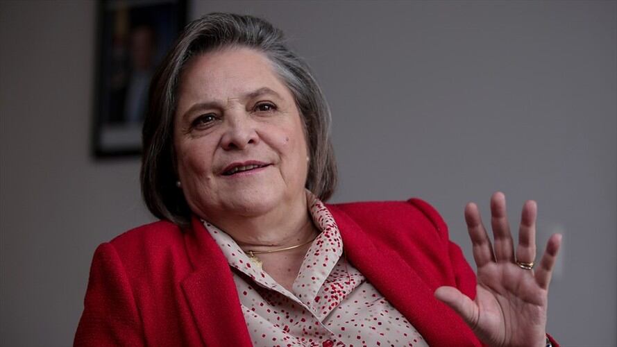 Clara López, ministra de trabajo.. Foto: Colprensa