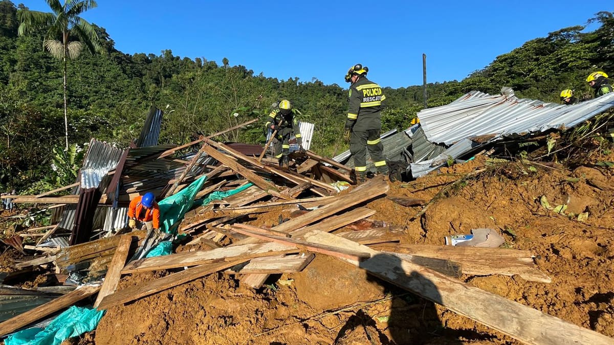 Ya son 34 las víctimas mortales que deja el deslizamiento en la vía Medellín - Quibdó