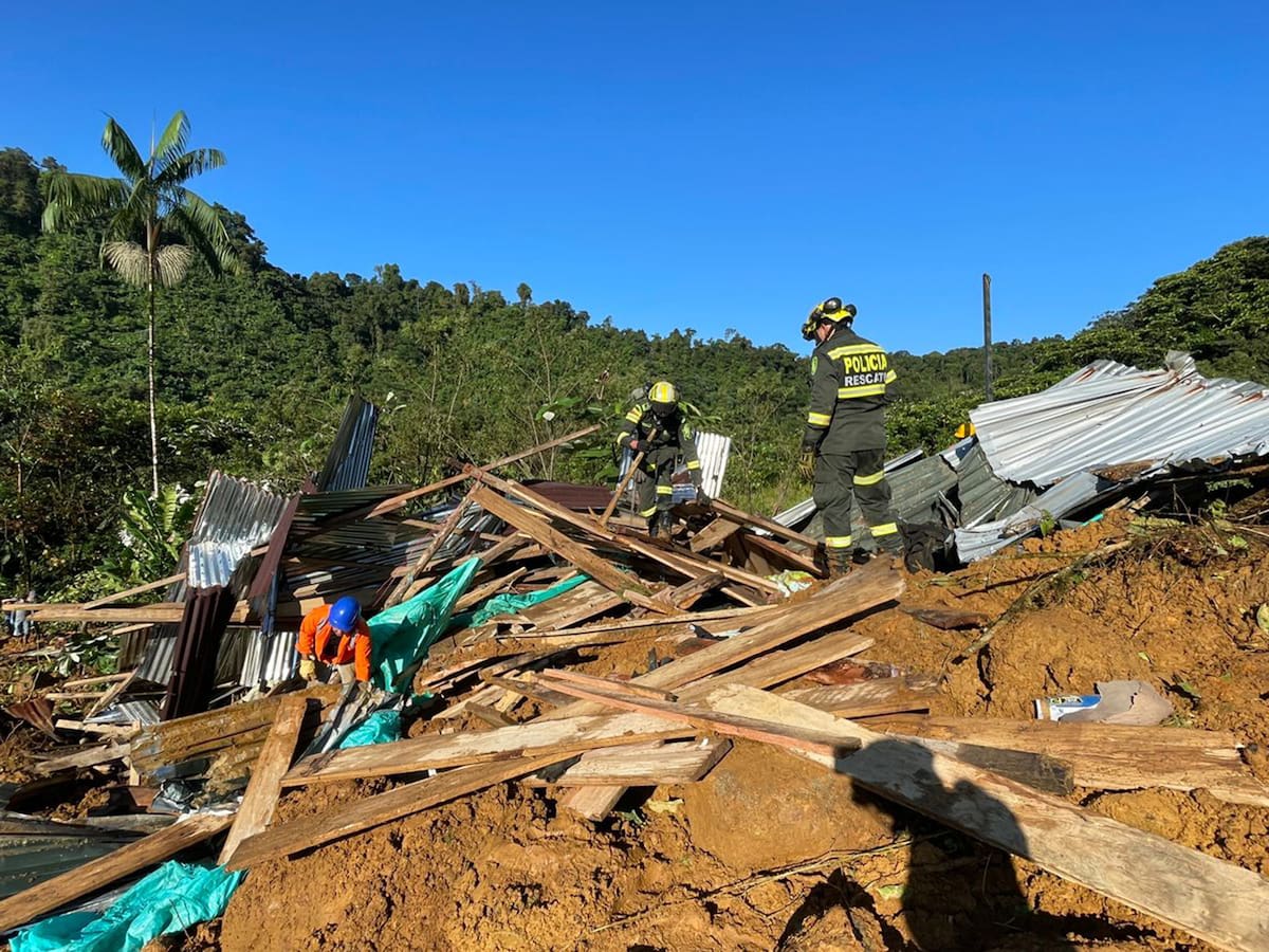 34 personas muertas: la cifra de la Fiscalía de la tragedia del Carmen de Atrato