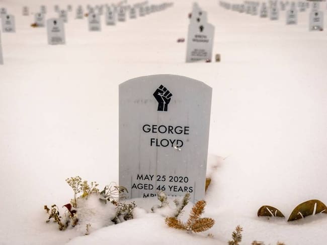 Memorial a George Floyd.          Foto: Getty 