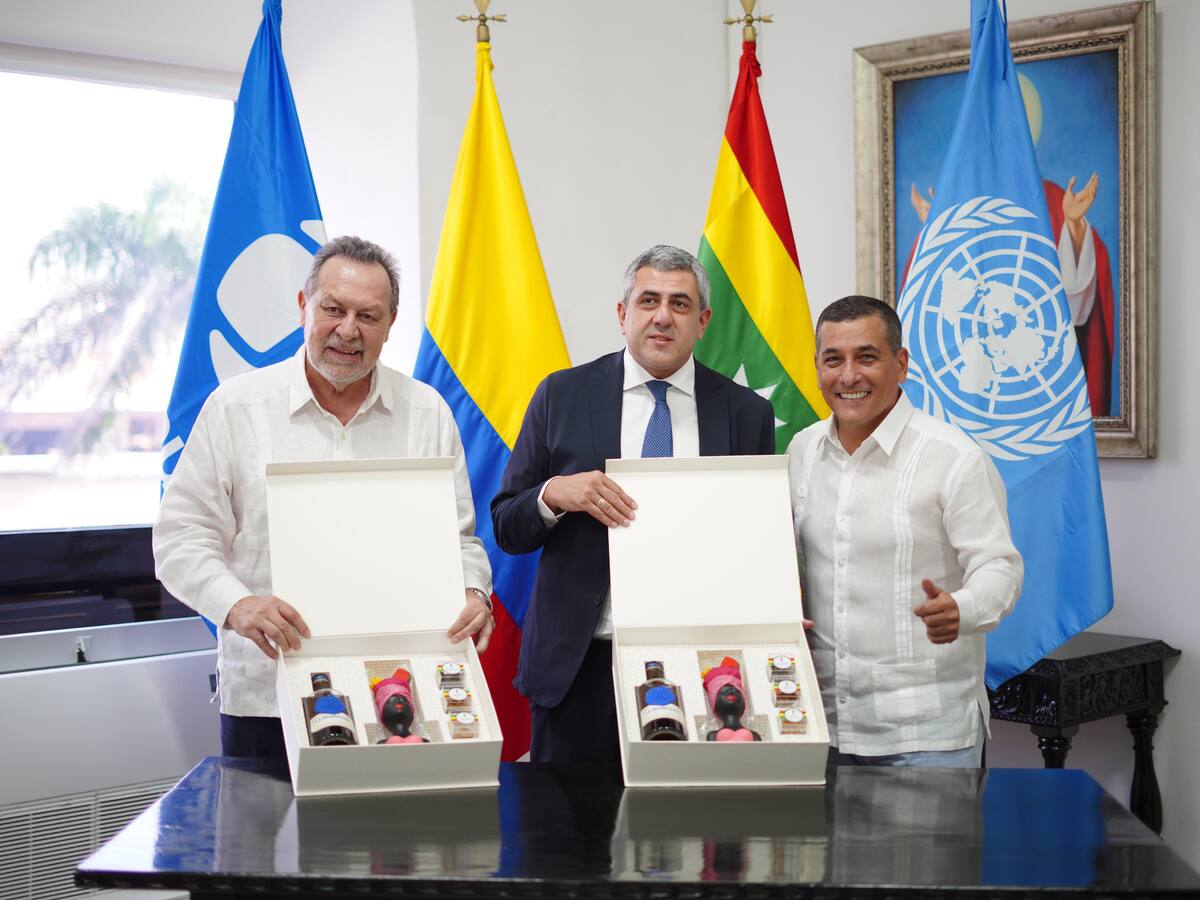 Alcalde de Cartagena, Dumek Turbay, se reunió con el secretario general de la ONU Turismo