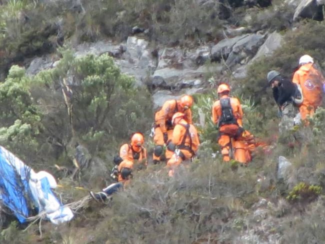 Rescataron el cuerpo del parapentista Felipe Acosta en Güicán, Boyacá
