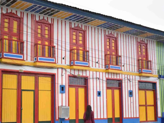 El municipio de Murillo en el norte del Tolima con sus características construcciones de tabla parada